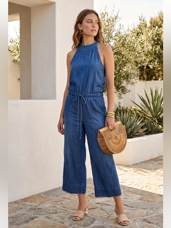 cloth & stone Pants - Cloth‎ & Stone Indigo Denim jumper